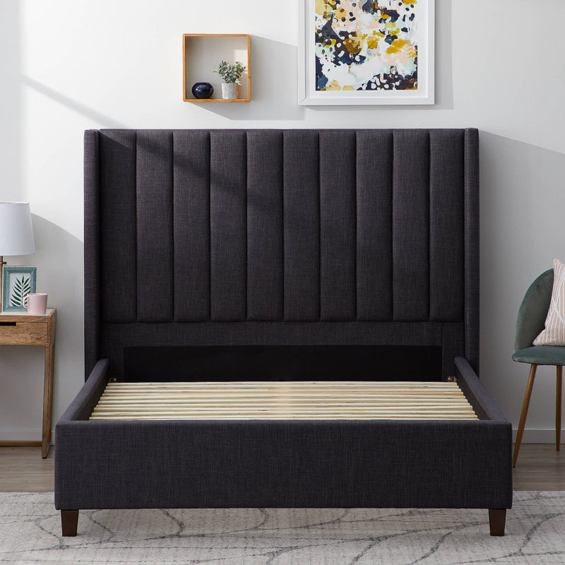 Adaliene Upholstered Low Profile Platform Bed & Reviews Joss & Main